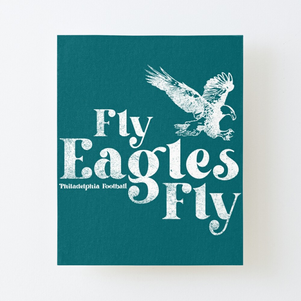 Philadelphia Eagles Fly Eagles Fly Football Gradient Tee | Art Board Print