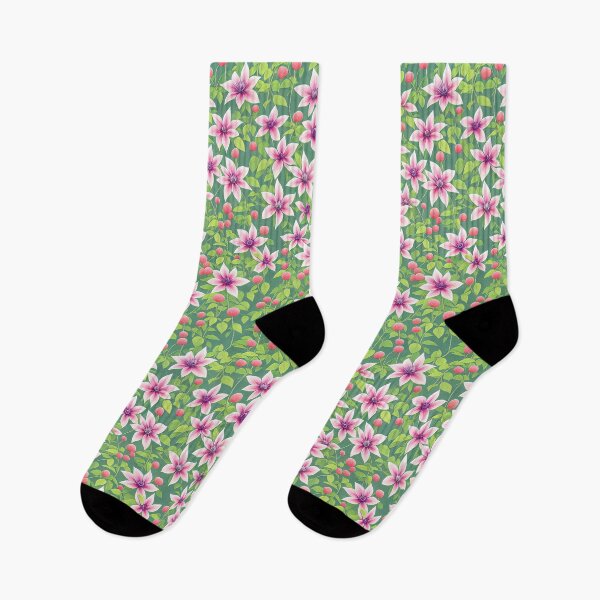 Artikelvorschau, Fun flowers tropical pattern entworfen und verkauft von Purple-Horizon.