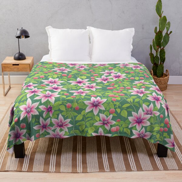 Artikelvorschau, Fun flowers tropical pattern entworfen und verkauft von Purple-Horizon.