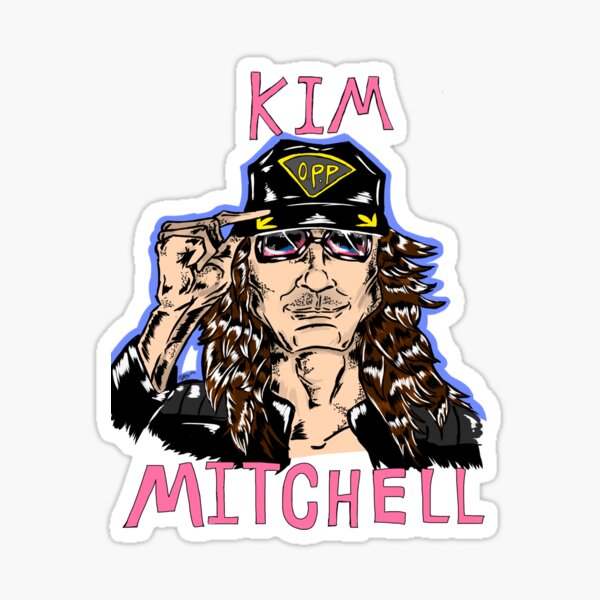 &ldquo;Kim Mitchell Band " Sticker for Sale by Blackened88 | Redbubble