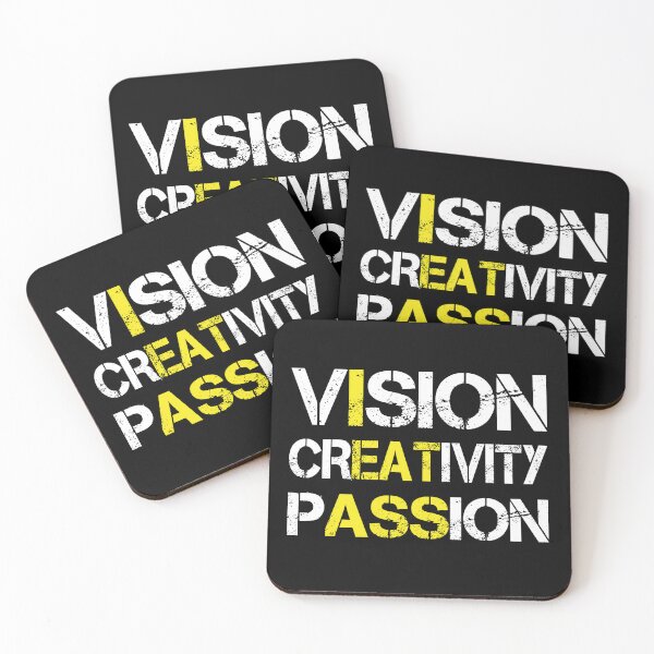 Item preview, Vision Creativity Passion Cool Saying Quote designed and sold by Tatus Brinal.