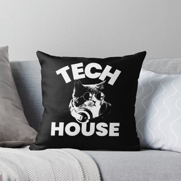 Item preview, Tech House Cool Cat designed and sold by Discothreadz.