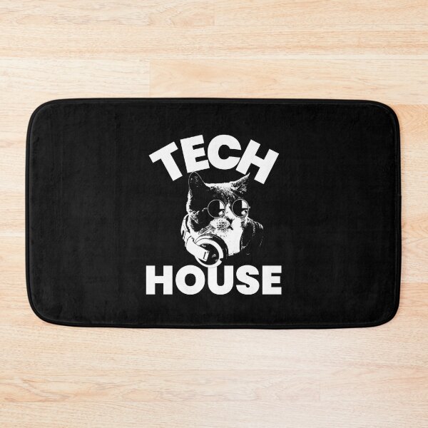 Item preview, Tech House Cool Cat designed and sold by Discothreadz.