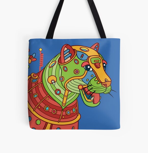 Jaguar, from the AlphaPod collection All Over Print Tote Bag