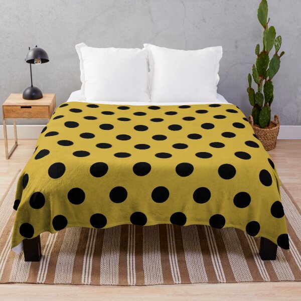 Item preview, Black and Gold Polka Dots designed and sold by patterniastudio.
