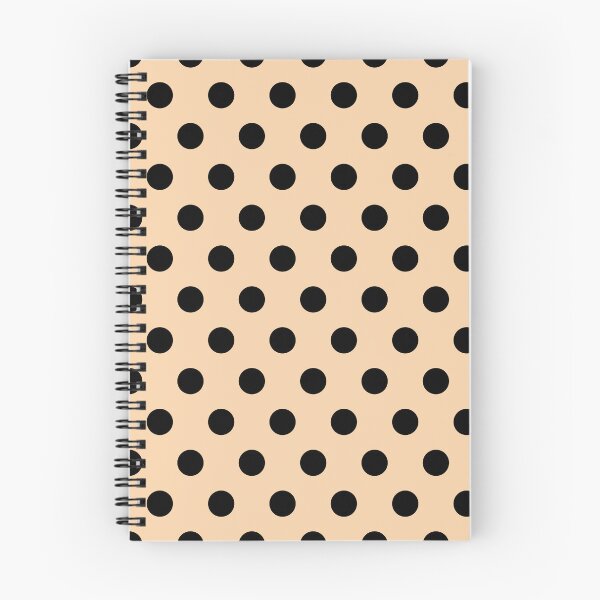 Item preview, Black and Beige Polka Dots designed and sold by patterniastudio.
