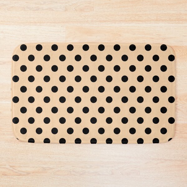 Item preview, Black and Beige Polka Dots designed and sold by patterniastudio.