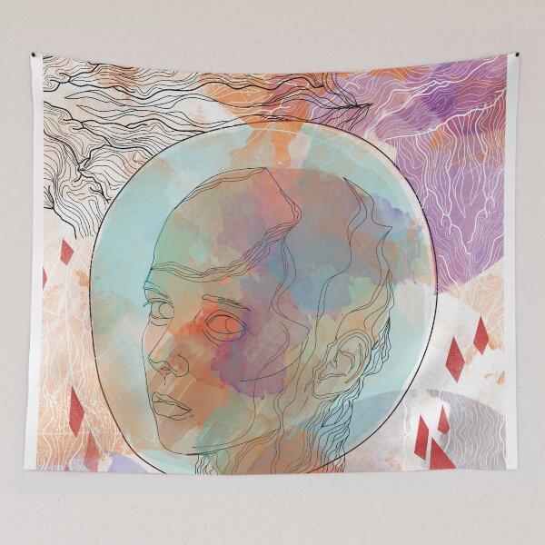Item preview, RIFUGIO - Isolated World Art Board Print designed and sold by Dilematiccoma.