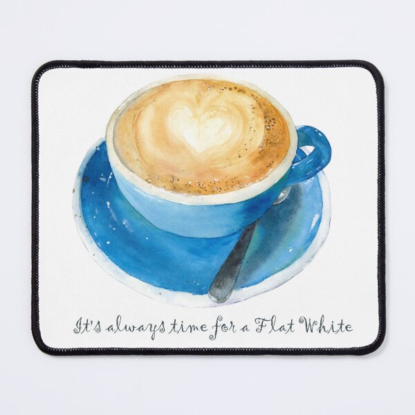 Item preview, It's always time for a flat white designed and sold by Karottenlotte.