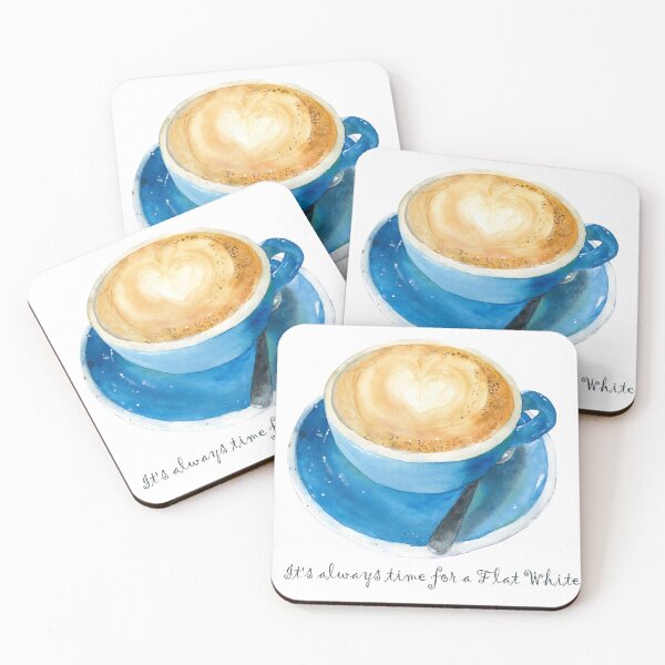 Item preview, It's always time for a flat white designed and sold by Karottenlotte.