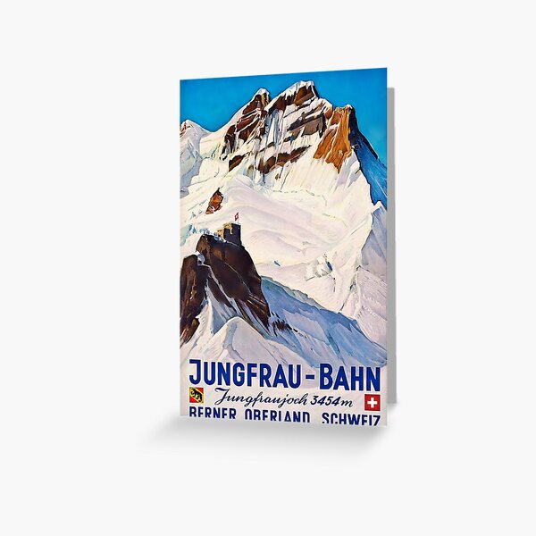 Item preview, "Switzerland: 2022/today Bernese Oberland - Jungfraujoch, Jungfraubahn winter advertising ... designed and sold by MOUNTAINS on FIRE.