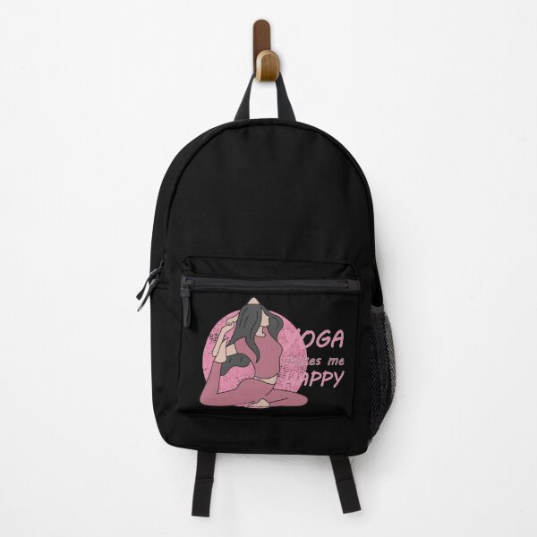 Item preview, Yoga Shirt - Yoga Makes Me Happy designed and sold by strokli.