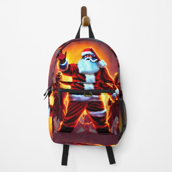Item preview, Santa claus fighting monsters designed and sold by DopeDesign111.