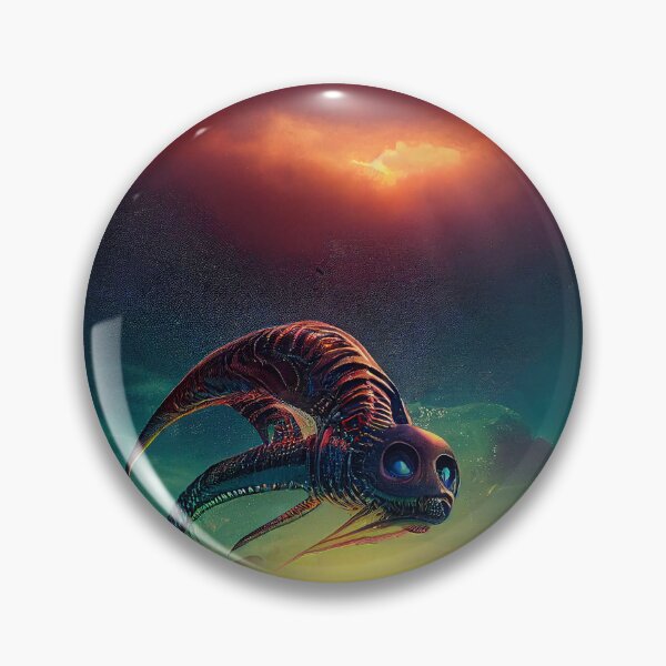 Item preview, Alien Fish swimming in the sky designed and sold by jimmolfetas.