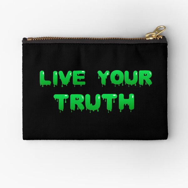 Live Your Truth (Green) Zipper Pouch