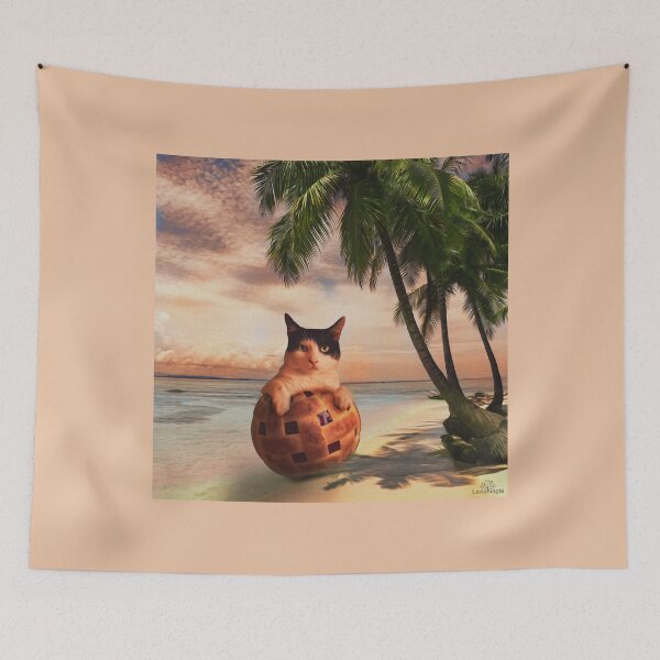 Item preview, Naughty Cat protecting her pastry designed and sold by LenaKiagia.