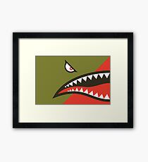 Fighter Shark Framed Print