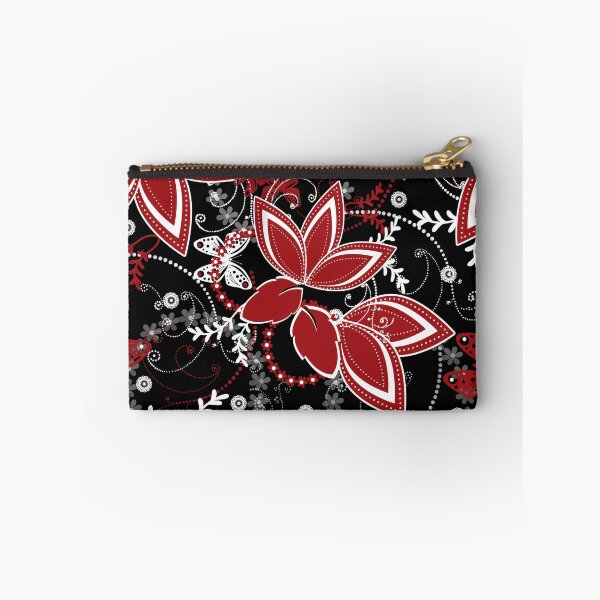 Item preview, Abstract ornament seamless pattern on red background designed and sold by fuzzyfox.