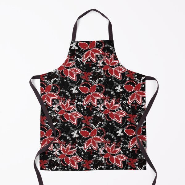 Item preview, Abstract ornament seamless pattern on red background designed and sold by fuzzyfox.