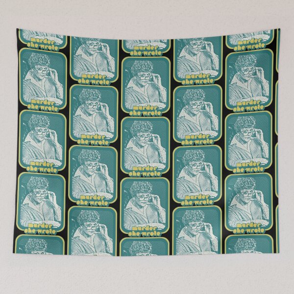 Item preview, Murder She Wrote 1980s Retro DankFutura_ designed and sold by StickerTubeShop.