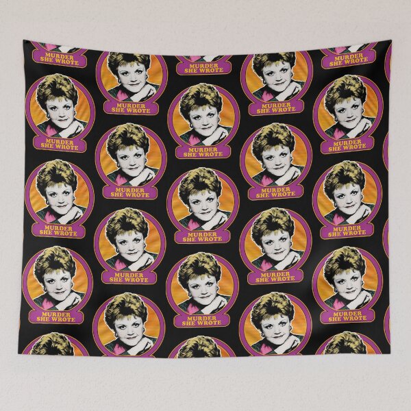 Item preview, Murder She Wrote She Wrote _ 80s Retro designed and sold by StickerTubeShop.