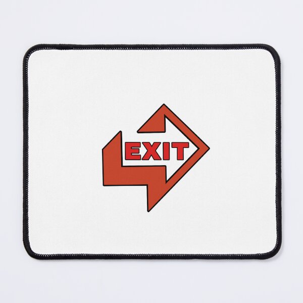 Item preview, Exit sign logo template design designed and sold by Trilala.