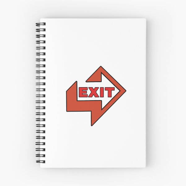 Item preview, Exit sign logo template design designed and sold by Trilala.