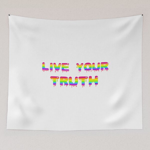 Item preview, Live Your Truth (Rainbow Version) designed and sold by CandyCustard.