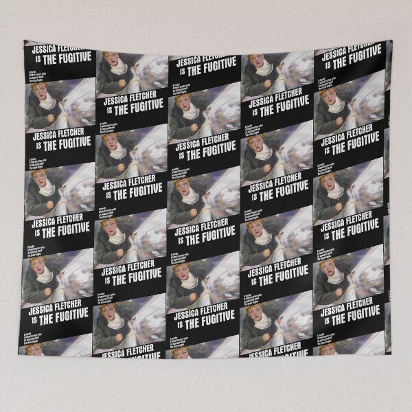 Item preview, Vintage Jessicass.Fletcher Is The Fugitive Love    designed and sold by StickerTubeShop.