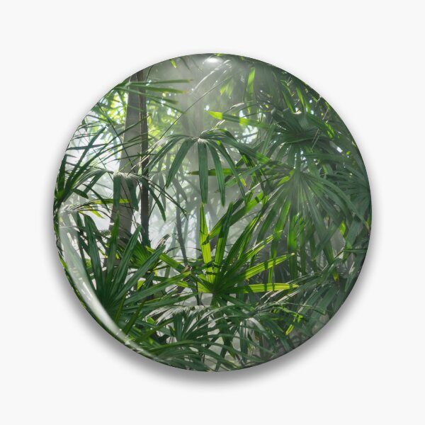 Item preview, Misty Green Jungle - Happy Palmy Forest Bathing Imagery designed and sold by Georgia Mizuleva.