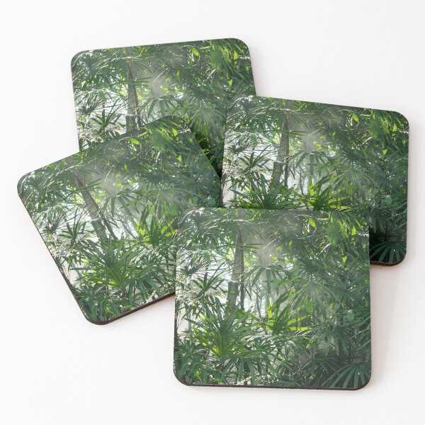 Item preview, Misty Green Jungle - Happy Palmy Forest Bathing Imagery designed and sold by Georgia Mizuleva.