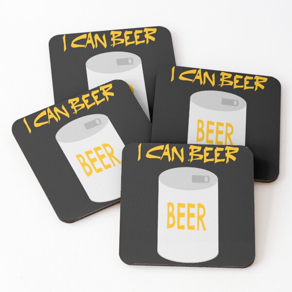 Item preview, I can BEER - Beer can designed and sold by wowitsmytshirt.