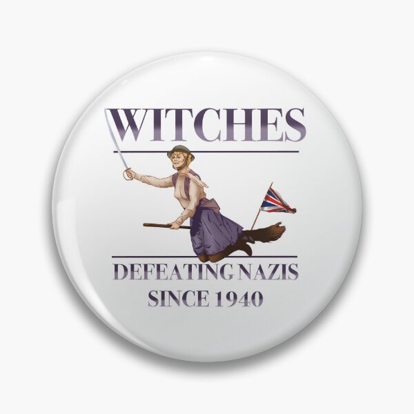 Item preview, Witches Defeating Nazis designed and sold by StickerTubeShop.