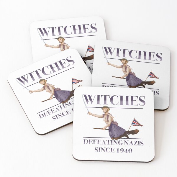 Item preview, Witches Defeating Nazis designed and sold by StickerTubeShop.