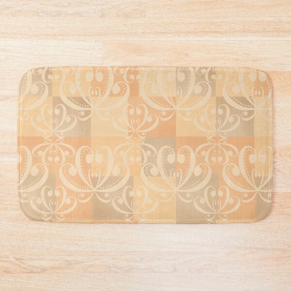 Item preview, Colorful yellow and creamy ornament .  designed and sold by fuzzyfox.