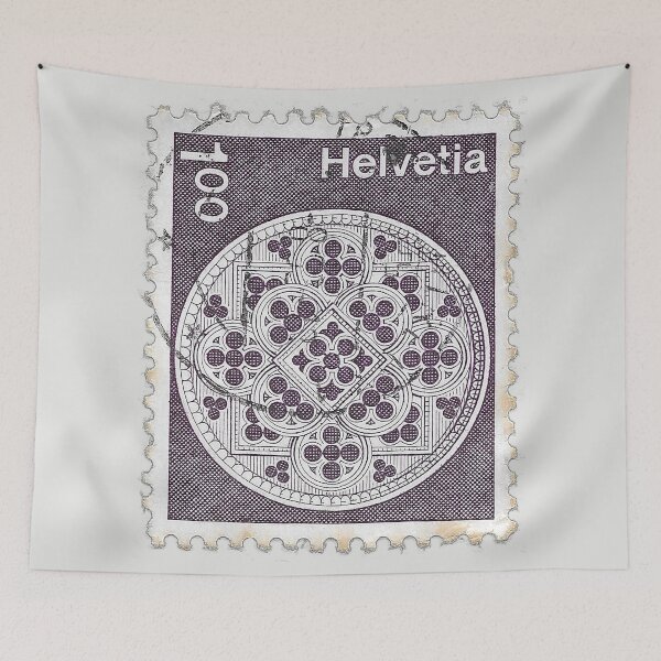Item preview, Vintage 1982 Switzerland Helvetia Stamp designed and sold by yousufi.