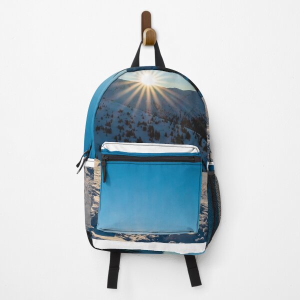 Item preview, sunrise in winter mountains with clear sky designed and sold by honza28683.