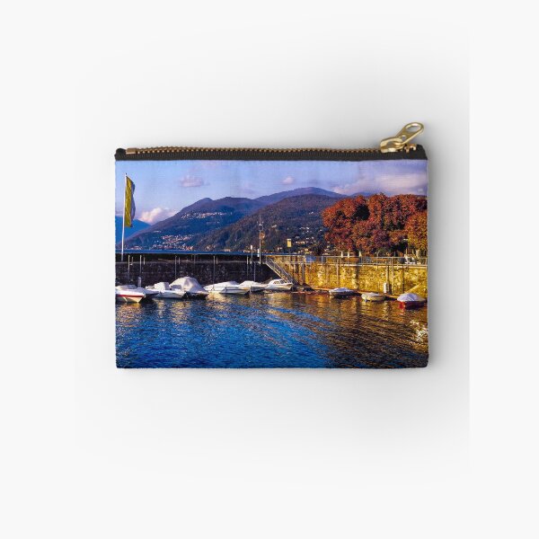 Item preview, Boat and Lake reflection autumn colors designed and sold by marghe41.