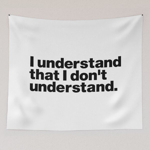 Item preview, I understand that I don't understand (black) designed and sold by dudethecreator.