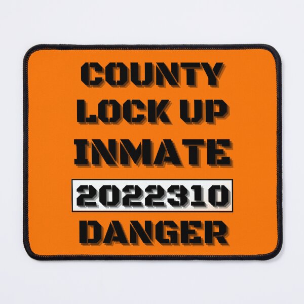 Item preview, LOCK UP INMATE, COUNTY JAIL INMATE, JAIL COSTUME, INMATE COSTUME, HALLOWEEM COSTUME designed and sold by R B Chrystal.