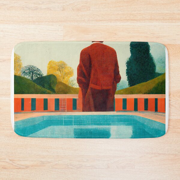 Item preview, Old man standing by the pool designed and sold by endage.