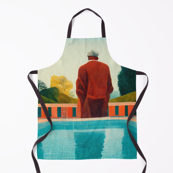 Item preview, Old man standing by the pool designed and sold by endage.