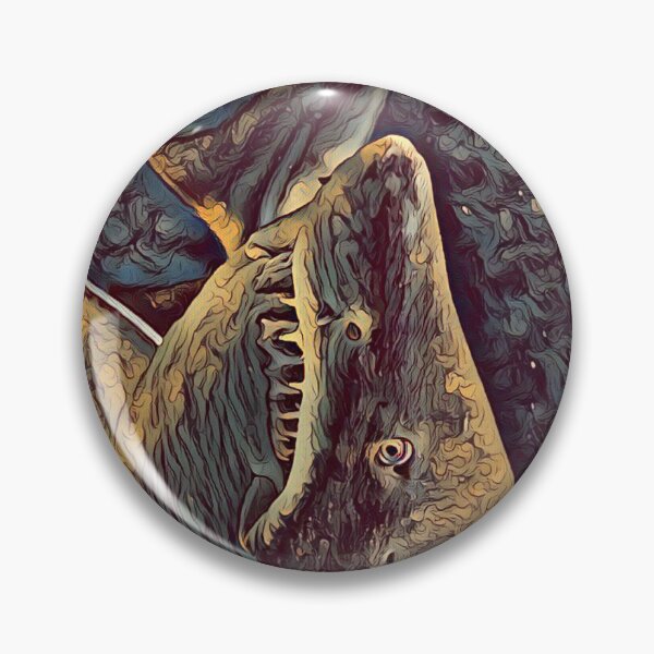 Item preview, Shark Close Up Dark designed and sold by Namsus-Printing.