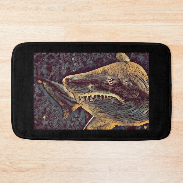 Item preview, Shark Close Up Dark designed and sold by Namsus-Printing.