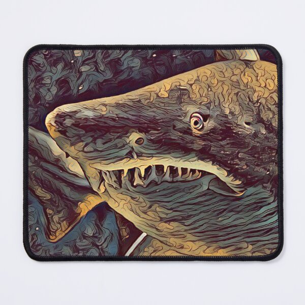 Item preview, Shark Close Up Dark designed and sold by Namsus-Printing.