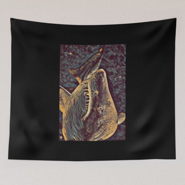 Item preview, Shark Close Up Dark designed and sold by Namsus-Printing.