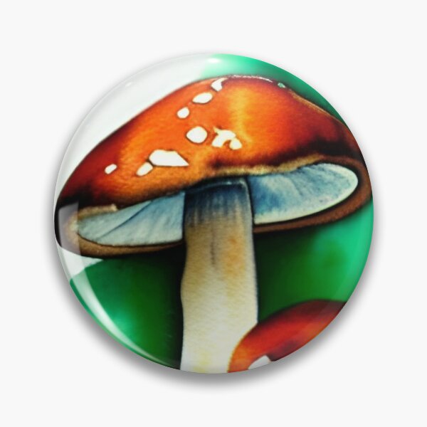 Item preview, Mushrooms watercolor painting designed and sold by Mirarima.