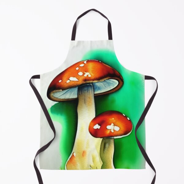 Item preview, Mushrooms watercolor painting designed and sold by Mirarima.