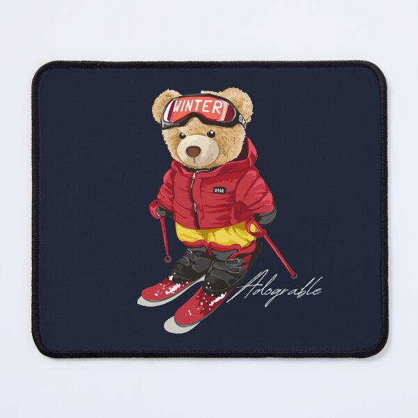 Item preview, Cute Adorable bear Skiing - Adograble Ski designed and sold by Adograble.