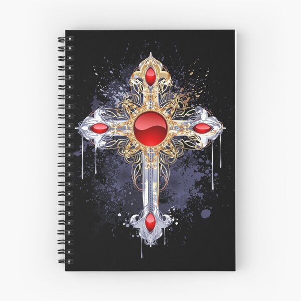 Item preview, Gilt cross on black background designed and sold by Blackmoon9.